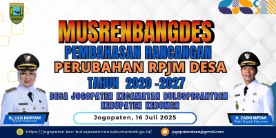 MUSDES RANCANGAN PERUBAHAN RPJMDES 