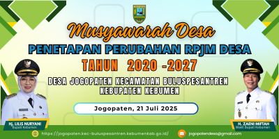 MUSDES PENETAPAN RPJMDES 2020 - 2027